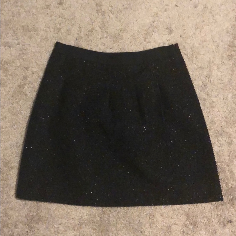 Sparkly black Loft skirt